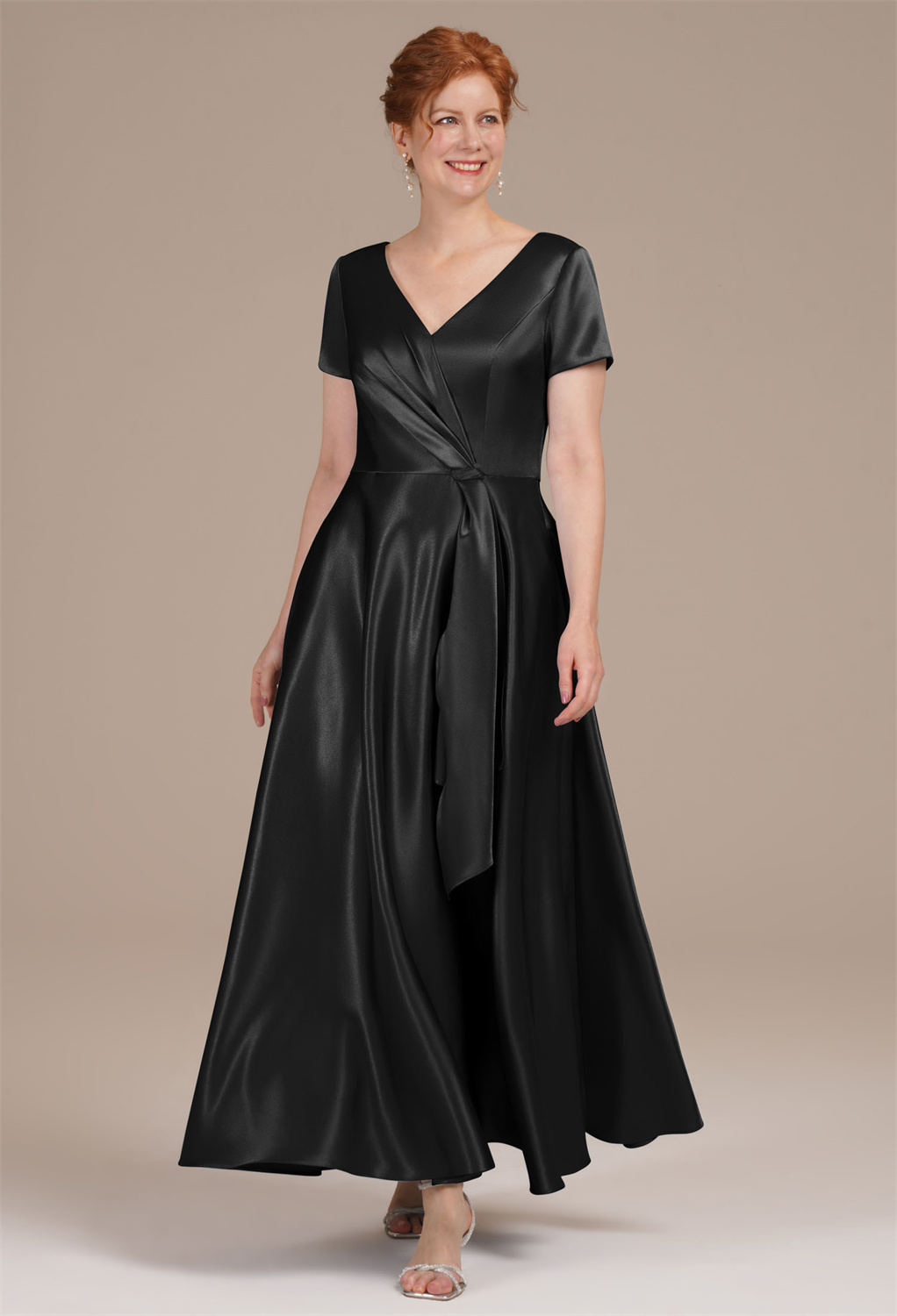 AW Omukama Black Metallic  Mother of the Bride Dresses